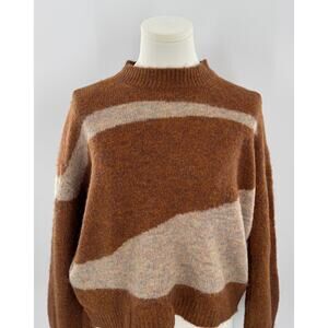 Paloma Wool Cinnamon Bronze Beige Wool Mohair Blend Sweater Knit S XS